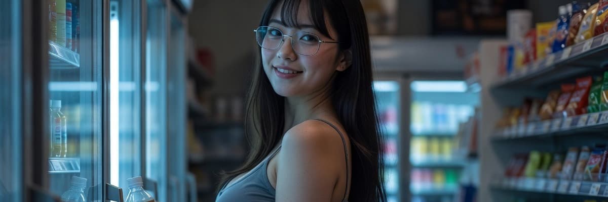 便利店的神秘少女
